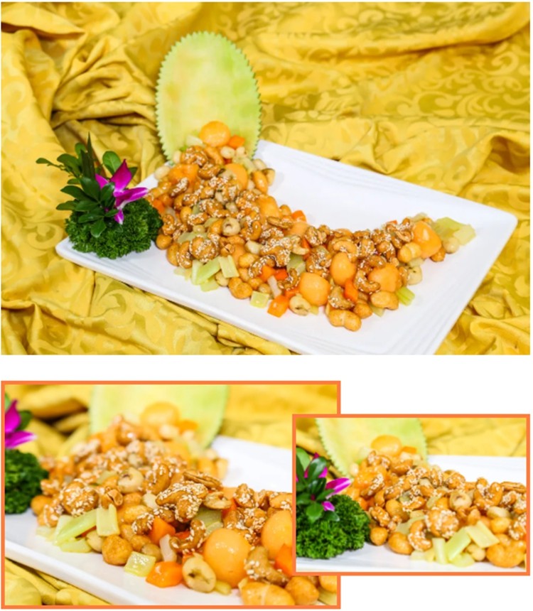 珍珠马蹄炒蜜瓜